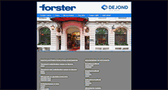 Desktop Screenshot of forster-unico.be